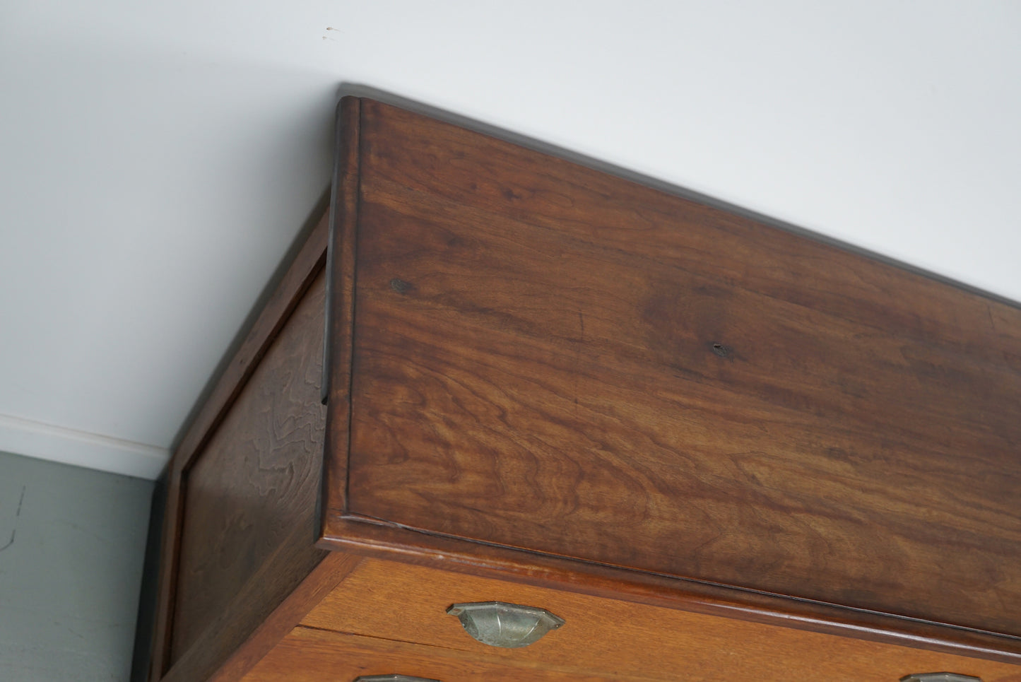 Dutch Oak Apothecary / Filing Cabinet, 1930s