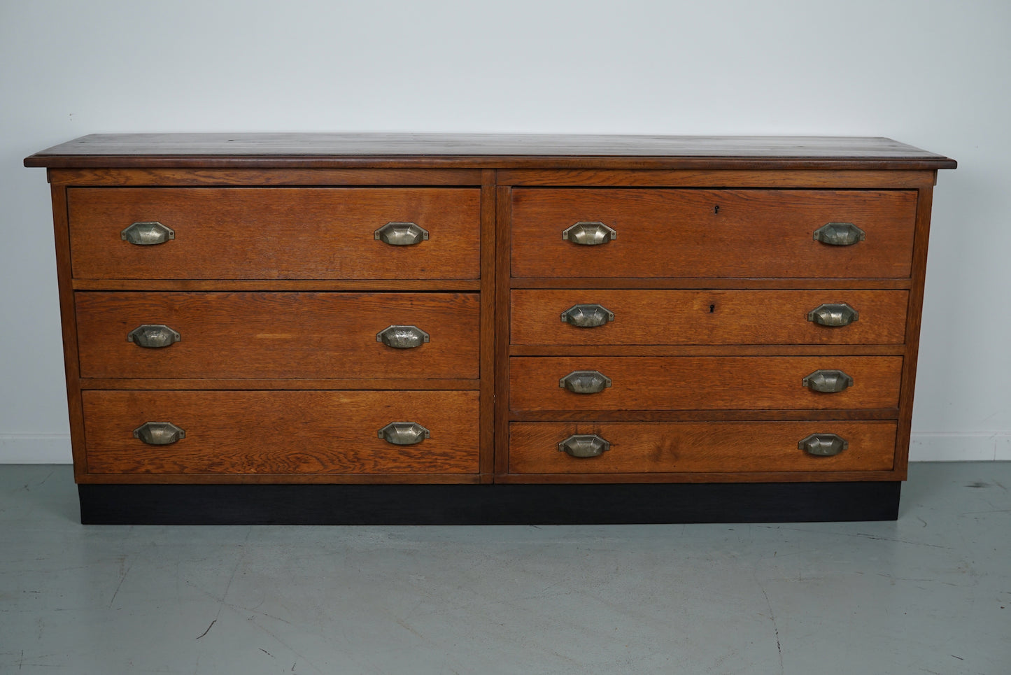 Dutch Oak Apothecary / Filing Cabinet, 1930s