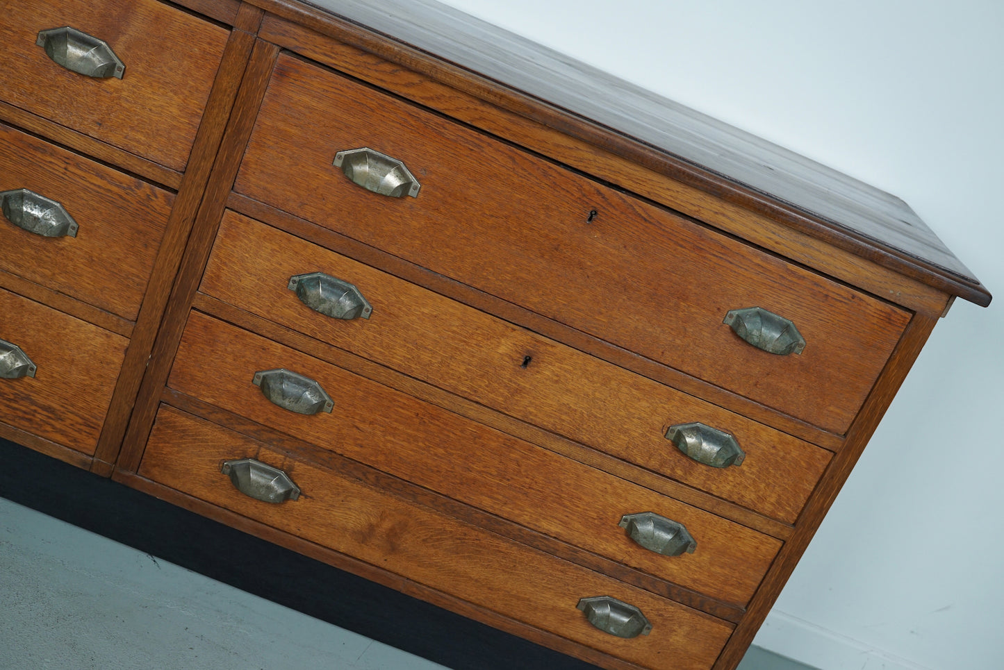 Dutch Oak Apothecary / Filing Cabinet, 1930s