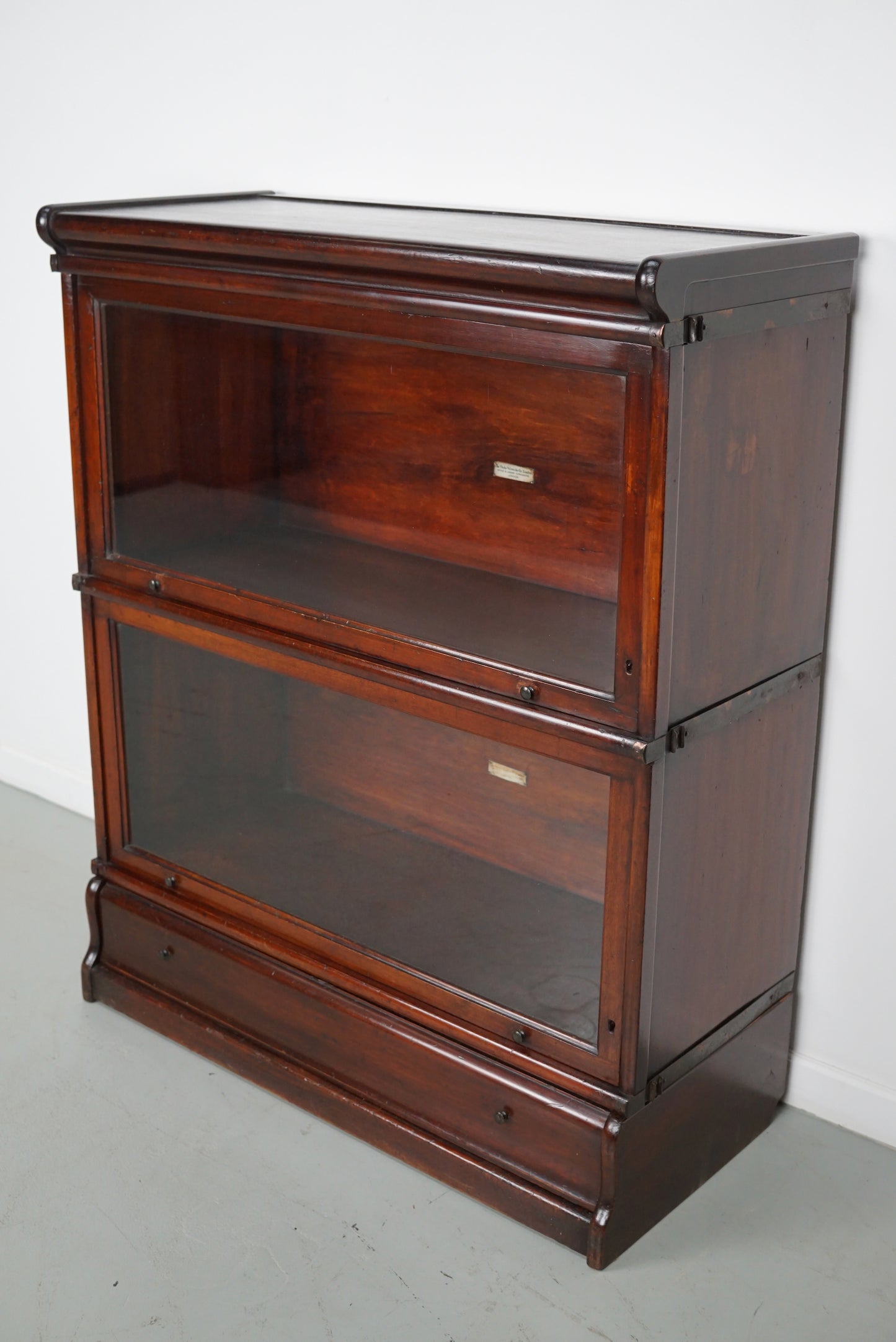 Antique Mahogany Stacking Bookcase by Globe Wernicke, ca 1900