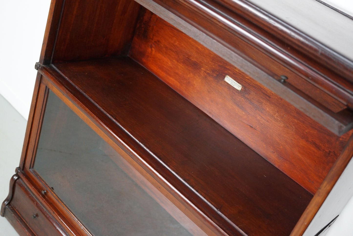 Antique Mahogany Stacking Bookcase by Globe Wernicke, ca 1900