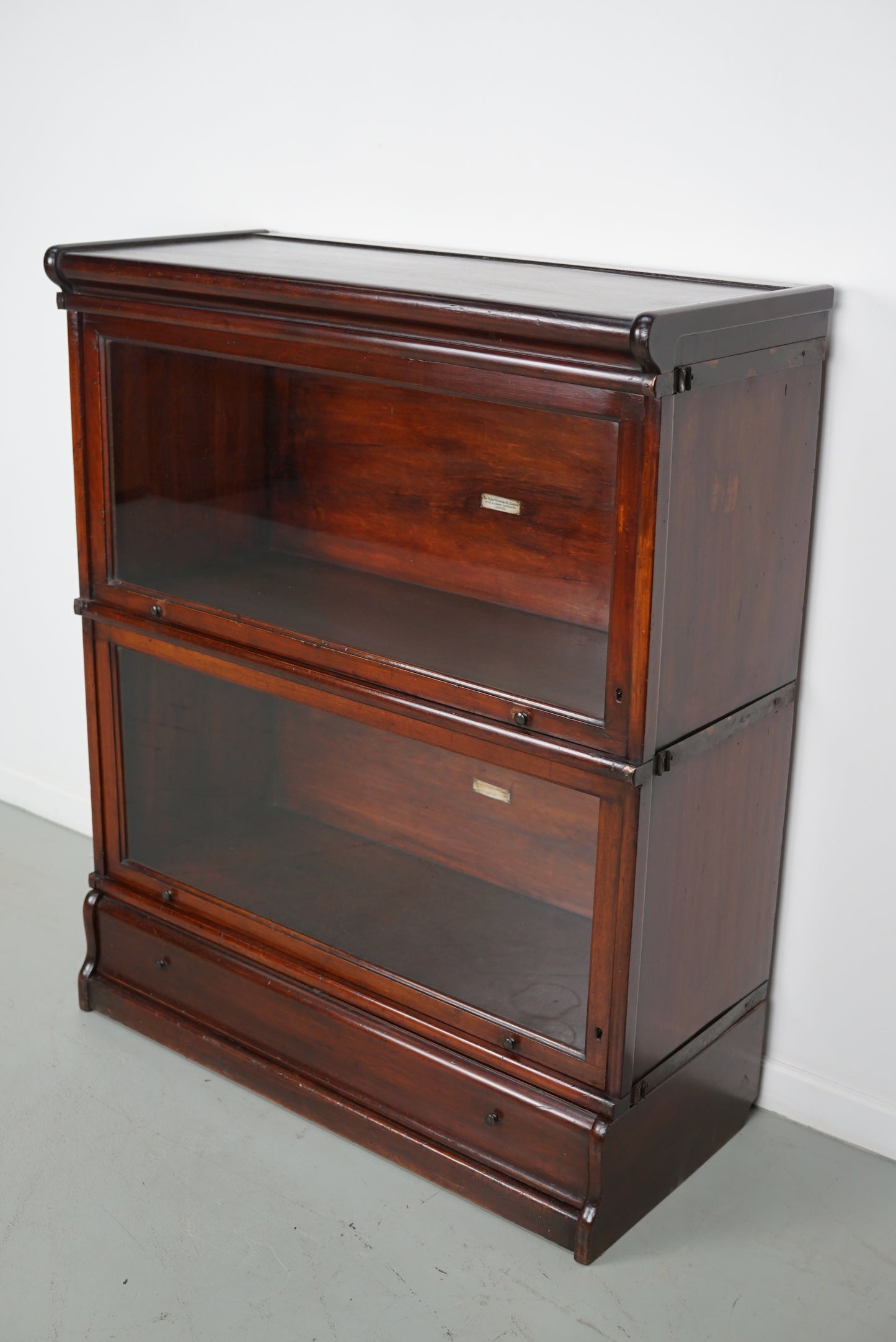 Antique Mahogany Stacking Bookcase by Globe Wernicke, ca 1900