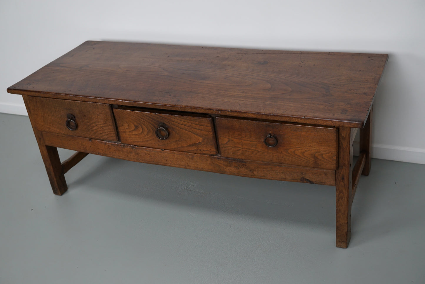 Spanish 18th Century Farmhouse Rustic Chestnut Coffee Table