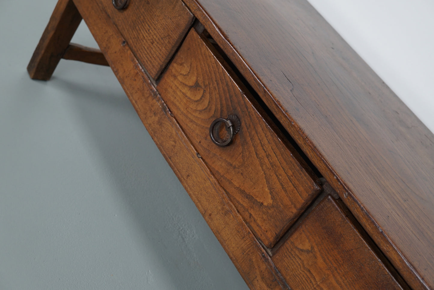 Spanish 18th Century Farmhouse Rustic Chestnut Coffee Table