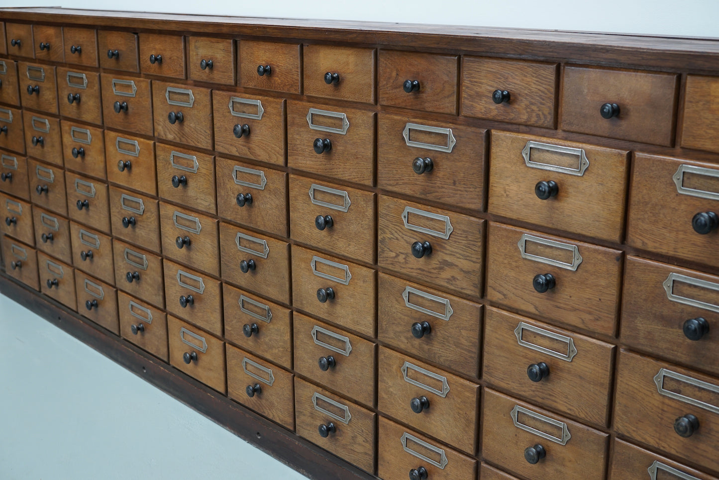 Antique Large German Oak Apothecary / Pharmacy Cabinet, 1920/1930s