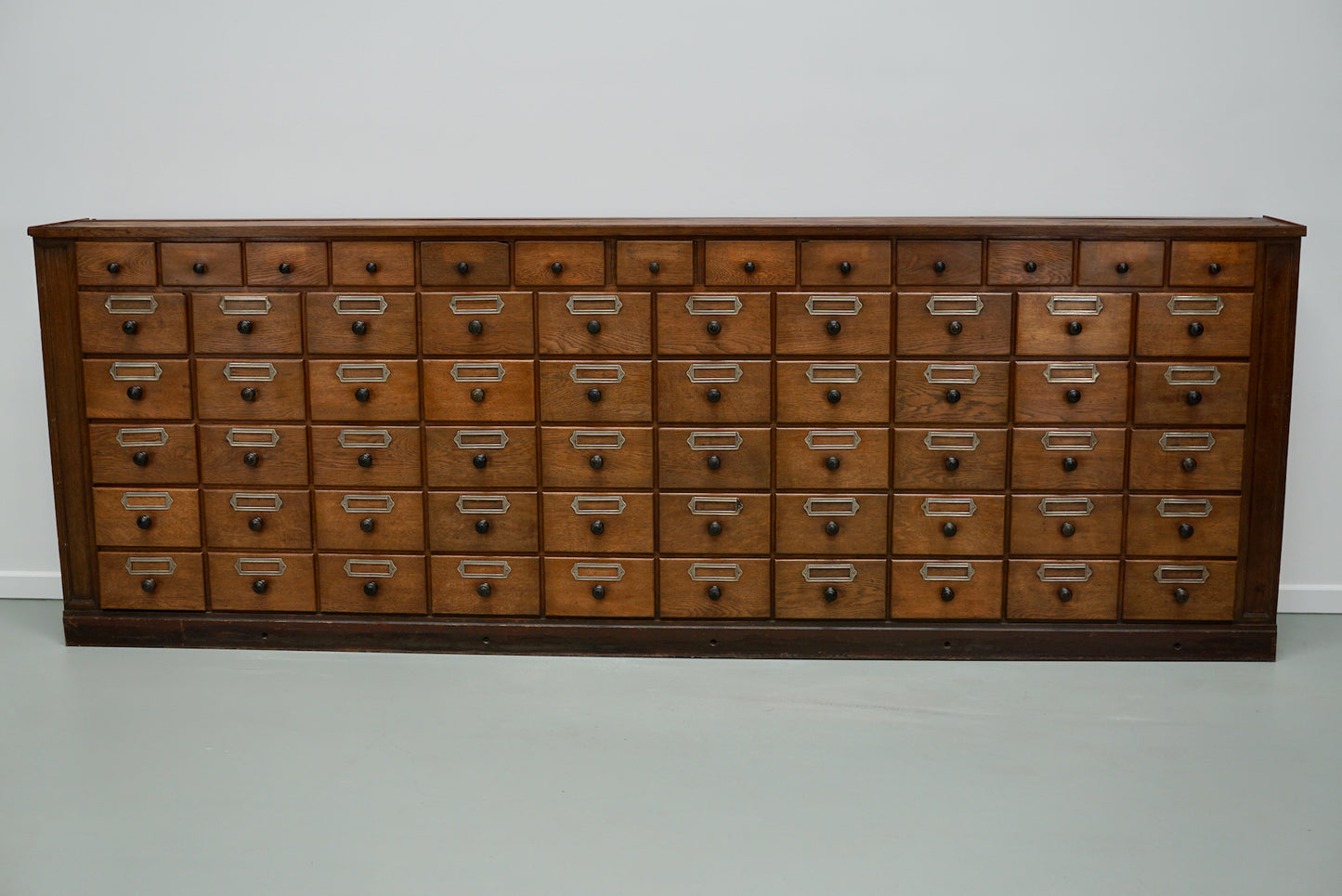 Antique Large German Oak Apothecary / Pharmacy Cabinet, 1920/1930s