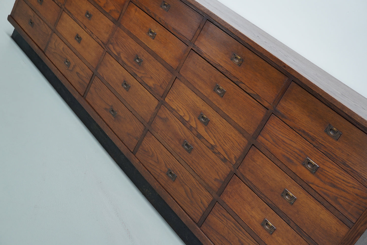 Large Art Deco Dutch Oak Apothecary / Filing Cabinet or Sideboard, 1930s