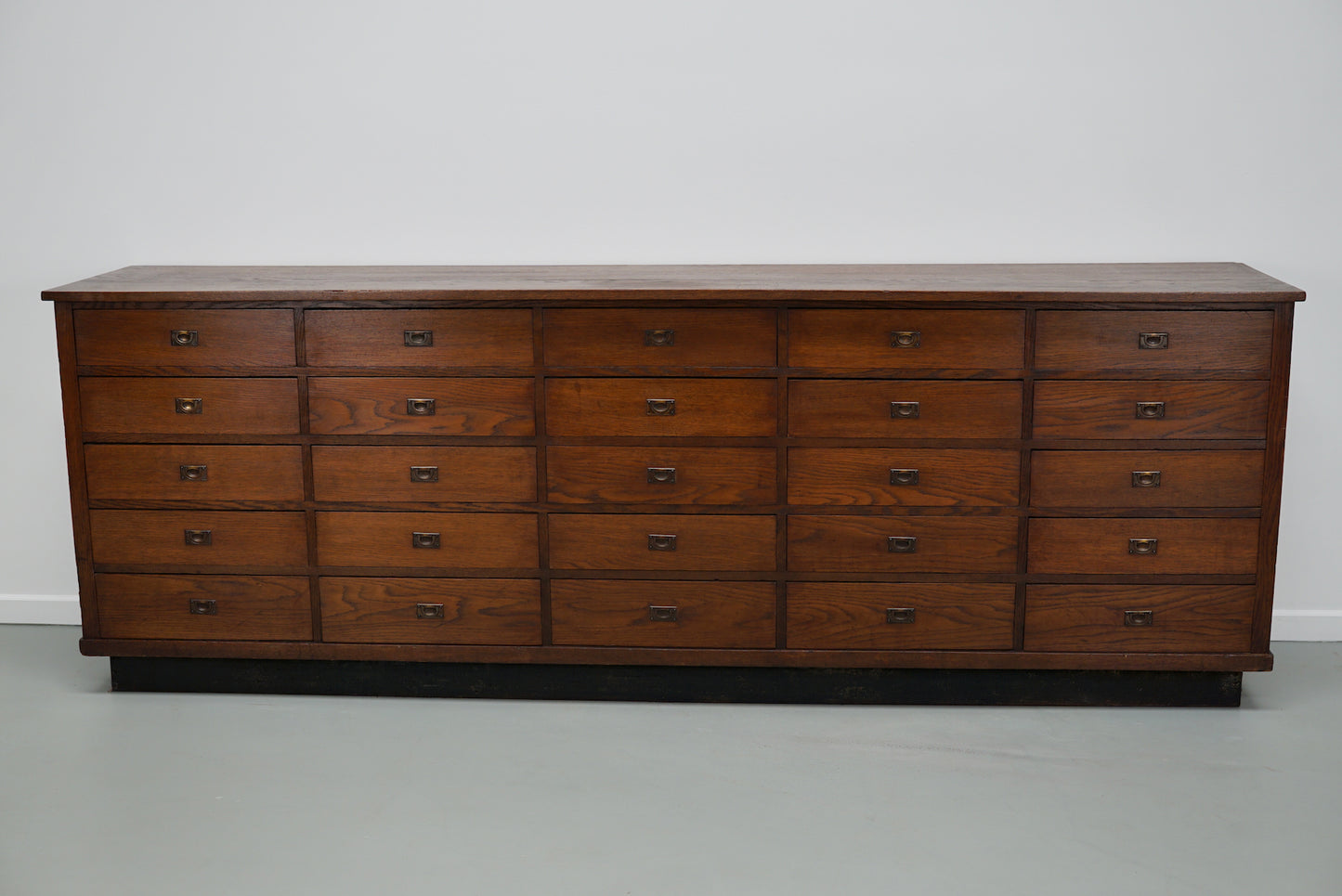 Large Art Deco Dutch Oak Apothecary / Filing Cabinet or Sideboard, 1930s