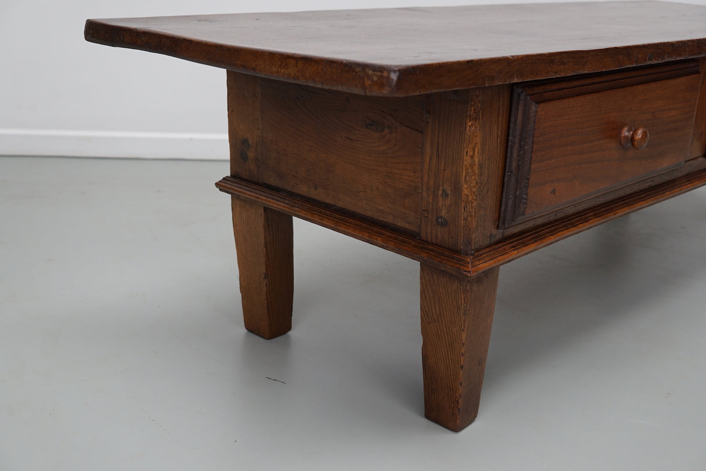 Spanish 19th Century Farmhouse Rustic Chestnut Coffee Table