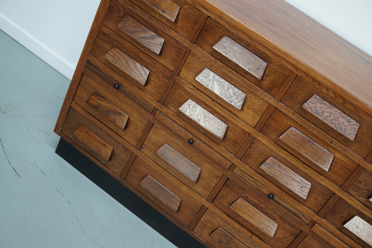 German Oak Apothecary / Shop Cabinet or Sideboard, 1930s