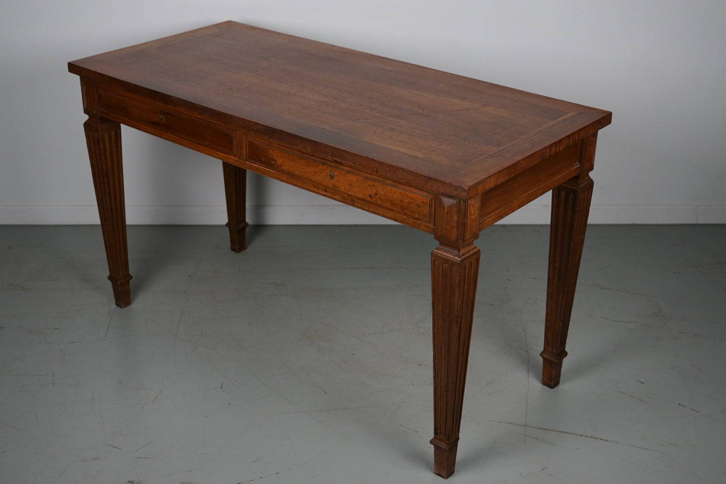 Antique French Louis XVI Walnut Writing Desk / Side Table 1920's