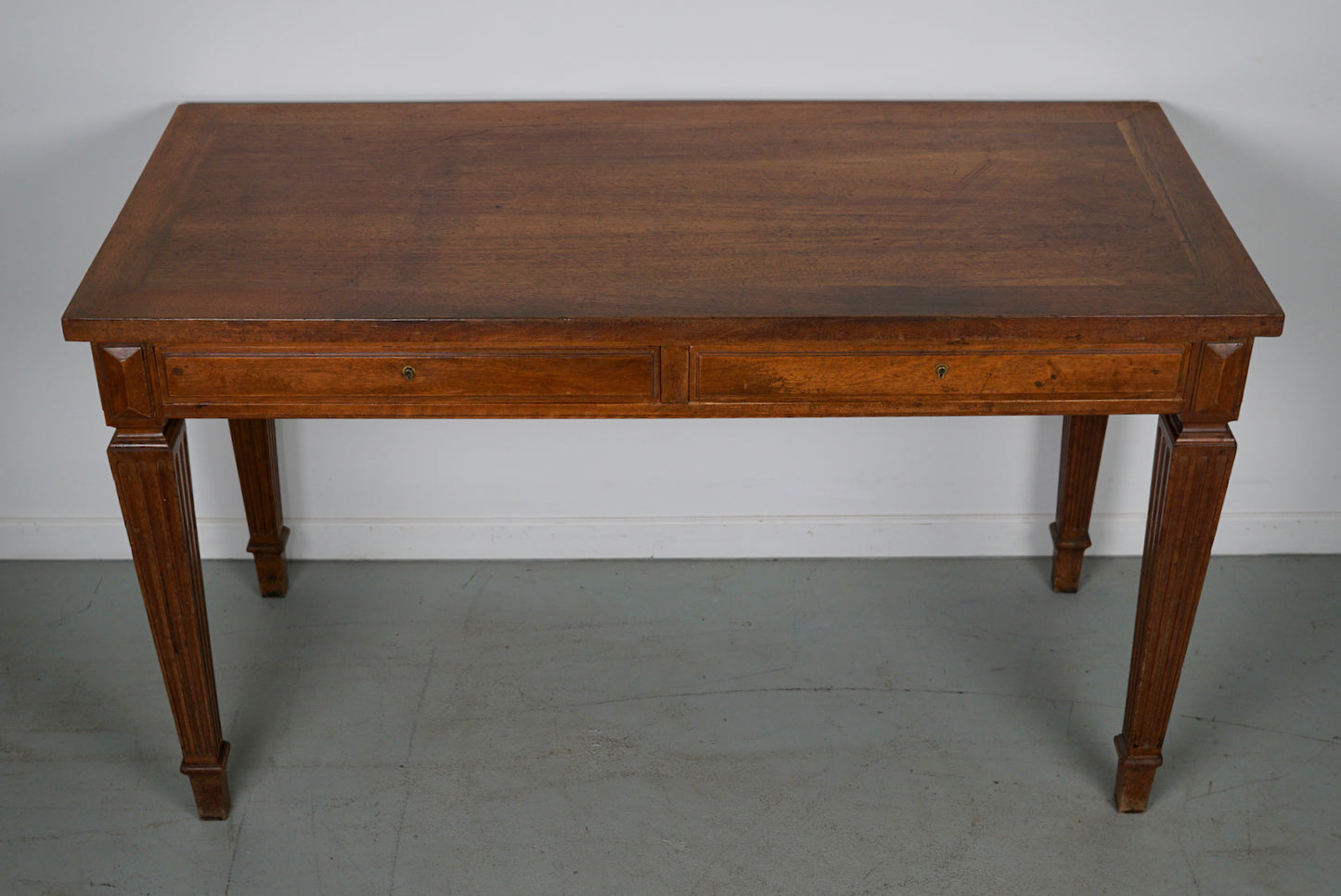 Antique French Louis XVI Walnut Writing Desk / Side Table 1920's