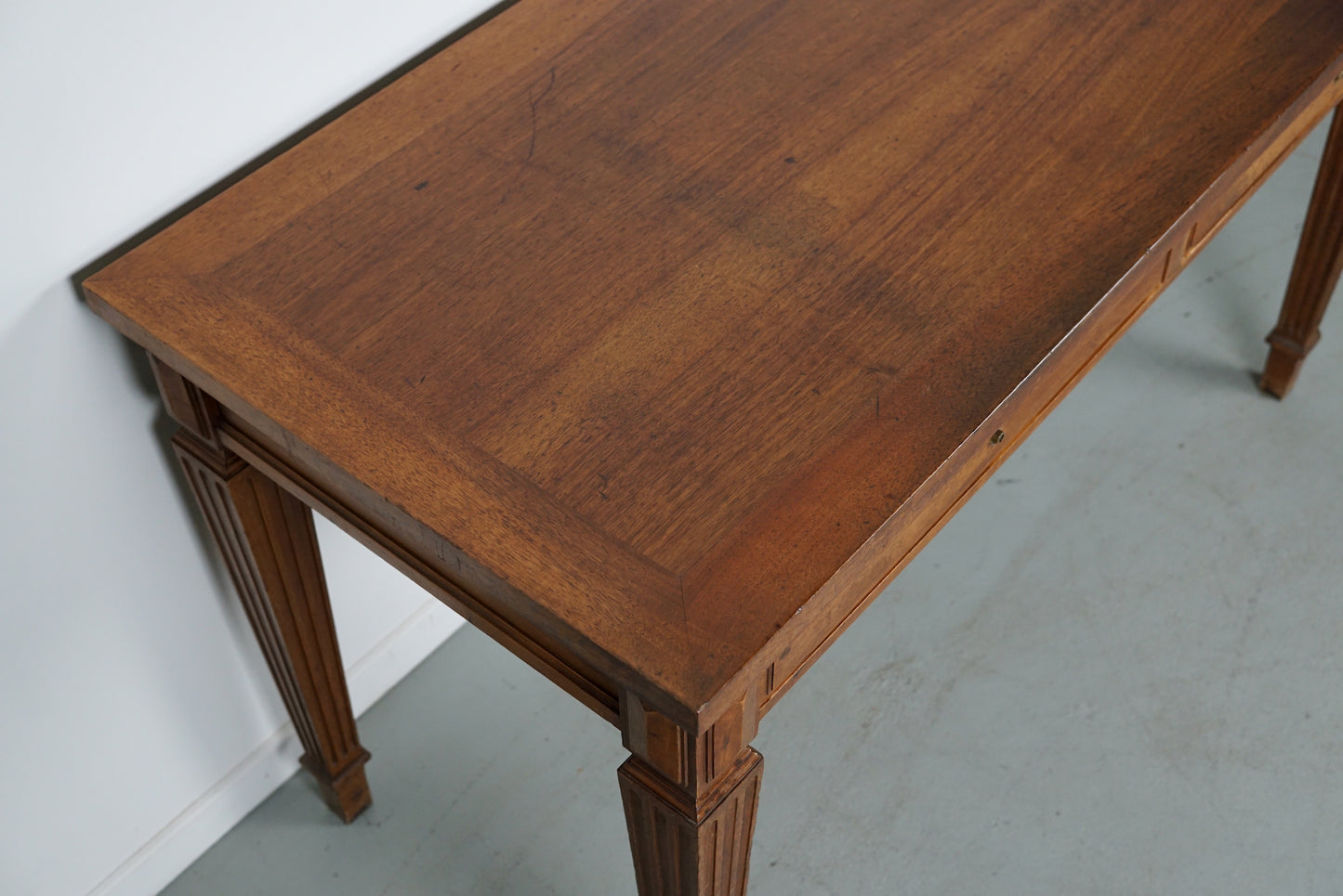 Antique French Louis XVI Walnut Writing Desk / Side Table 1920's