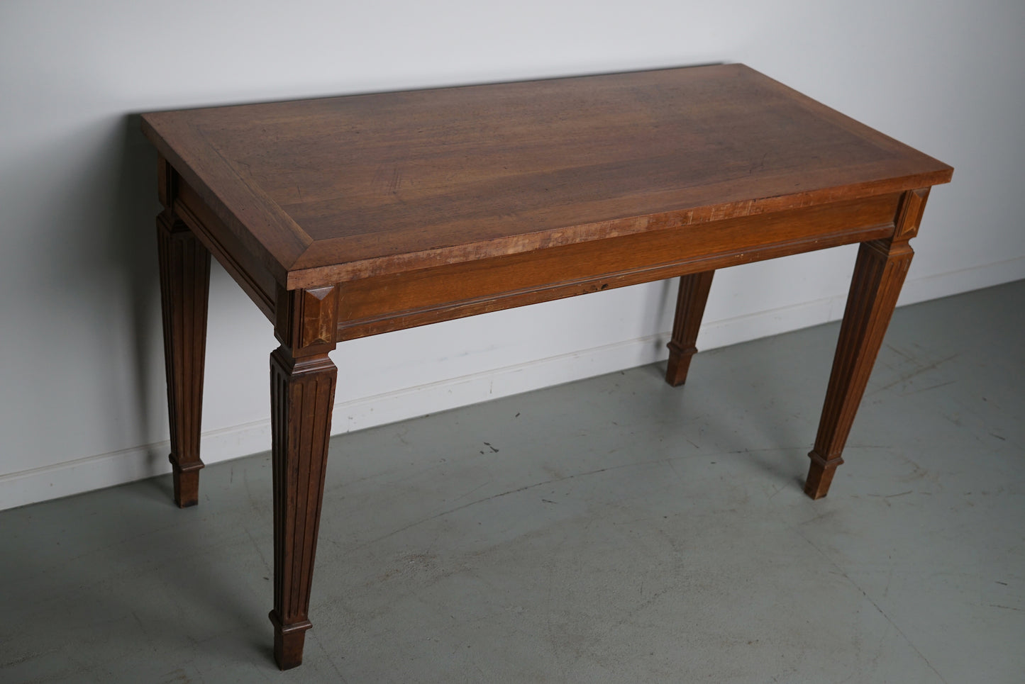 Antique French Louis XVI Walnut Writing Desk / Side Table 1920's