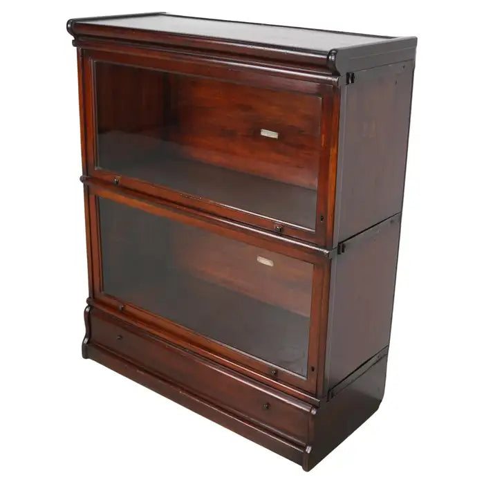Antique Mahogany Stacking Bookcase by Globe Wernicke, ca 1900