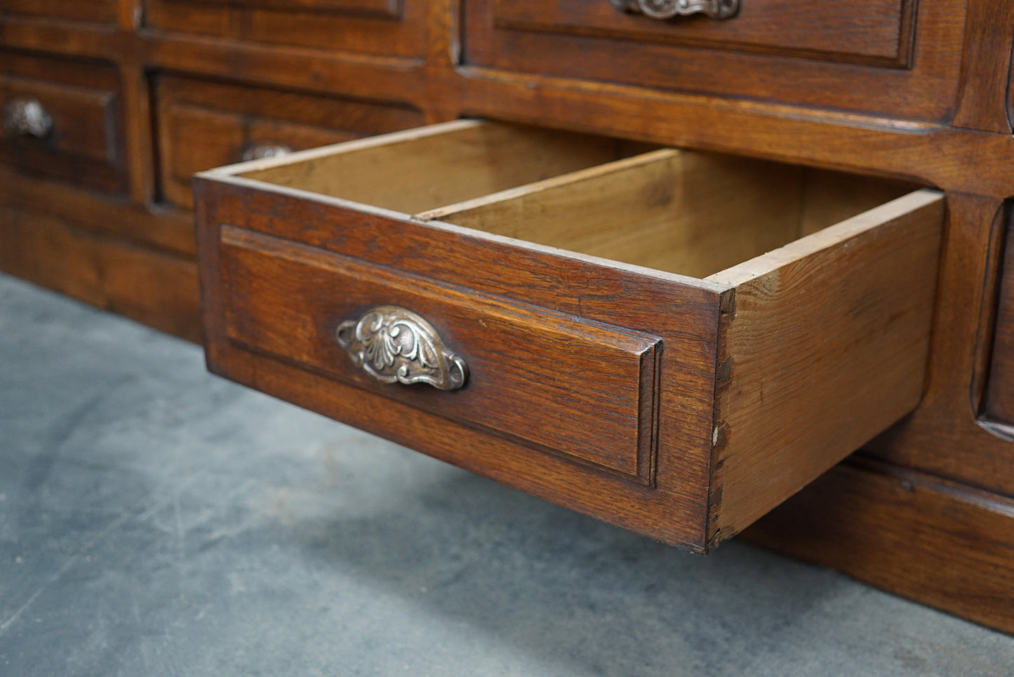 French Oak 19th Century General Store Shop / Display Cabinet or Counter