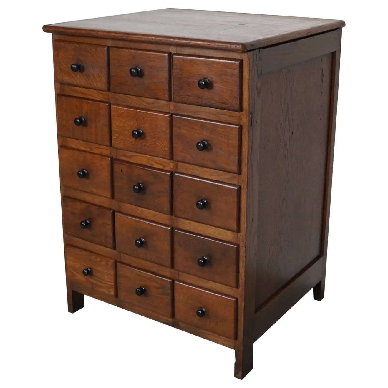 Dutch Oak Apothecary / Barber Cabinet, 1930s