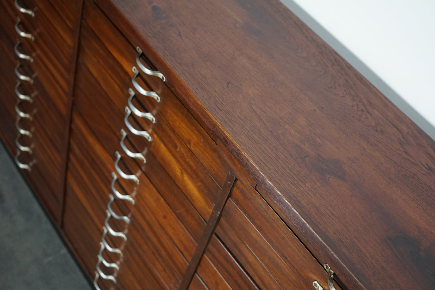 Vintage Large Dutch Mahogany Jewelers / Watchmakers Cabinet, circa 1930