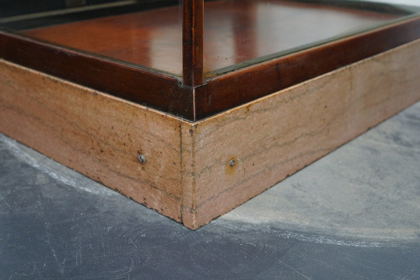 Victorian Mahogany Shop Display Cabinet / Counter or Vitrine, Late 19th Century