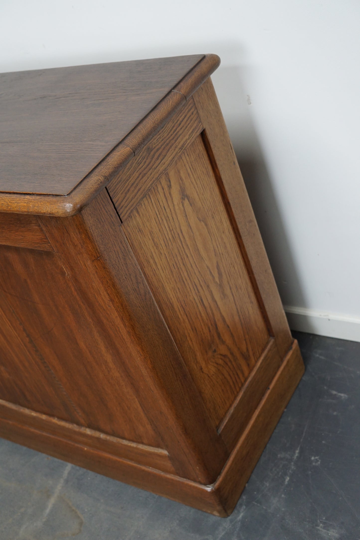 Vintage German Oak Shop Counter / Sideboard, 1930s