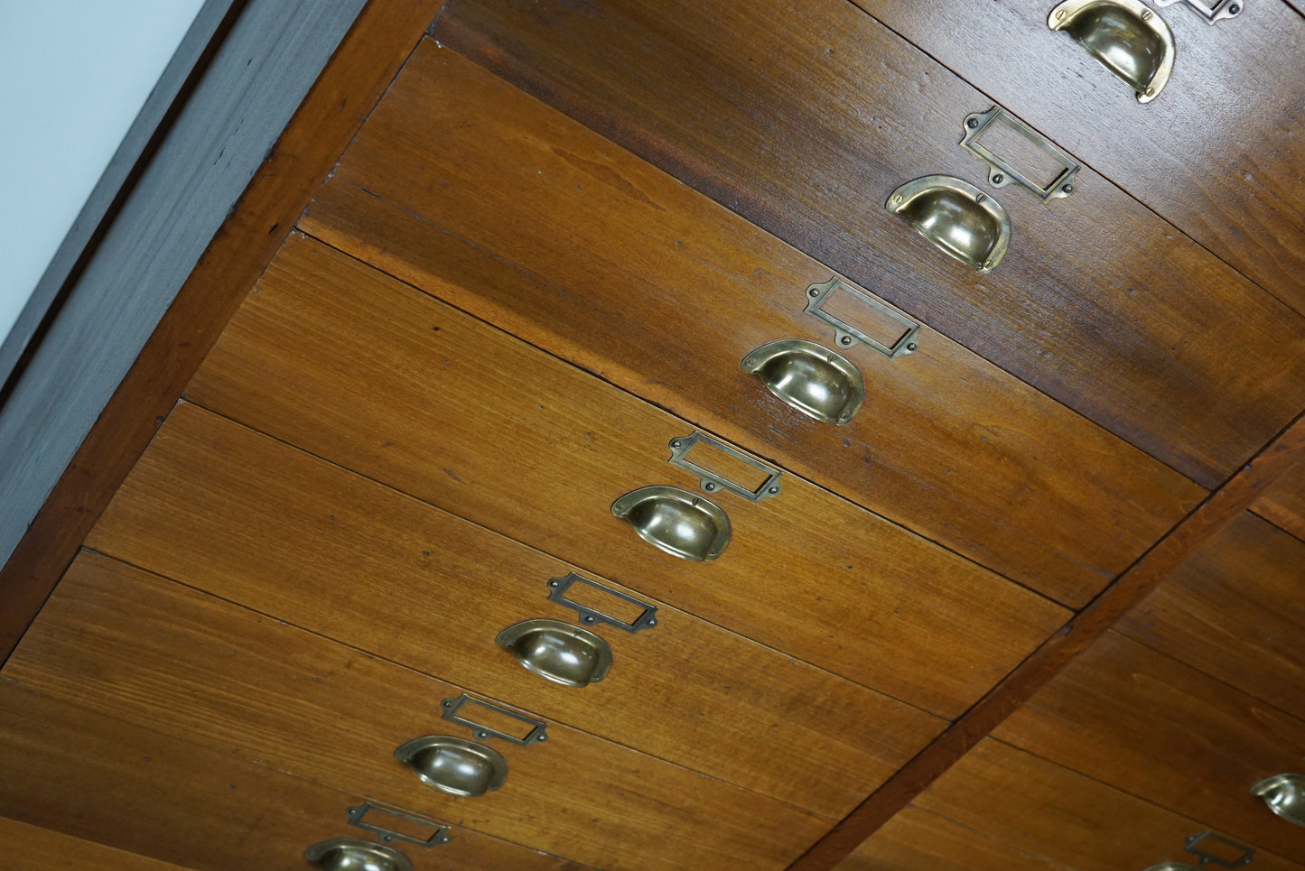 French Fruitwood Apothecary Cabinet, ca 1930s