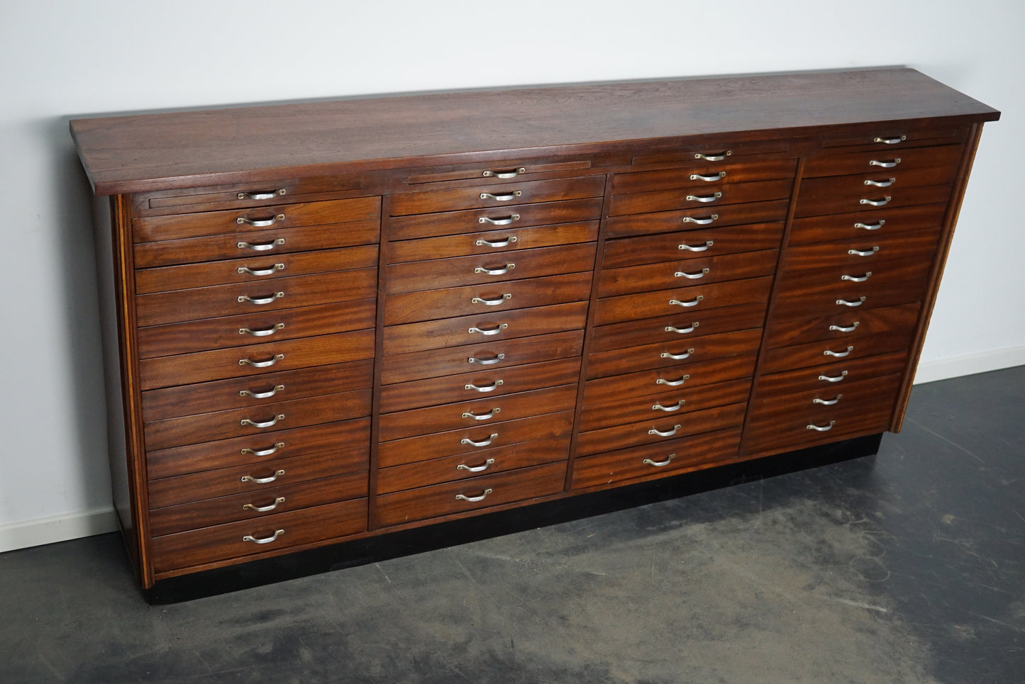 Vintage Large Dutch Mahogany Jewelers / Watchmakers Cabinet, circa 1930