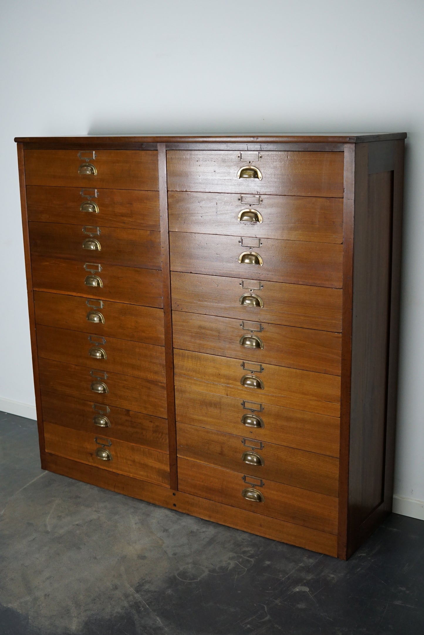 French Fruitwood Apothecary Cabinet, ca 1930s