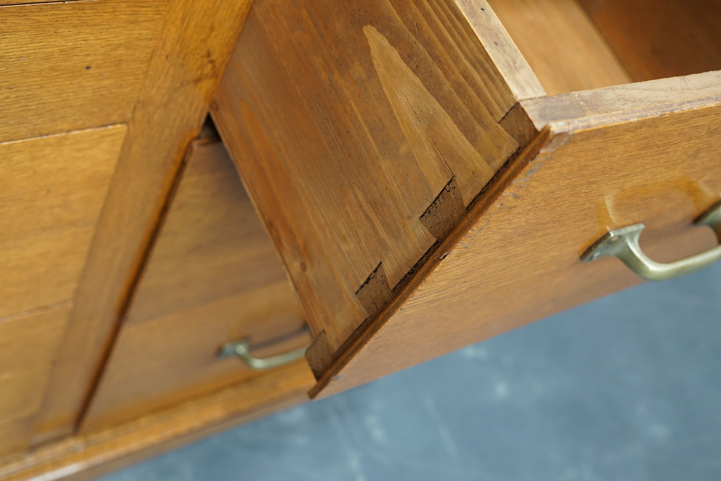 Very Large Dutch Oak Apothecary Apothecary Cabinet, 1930s