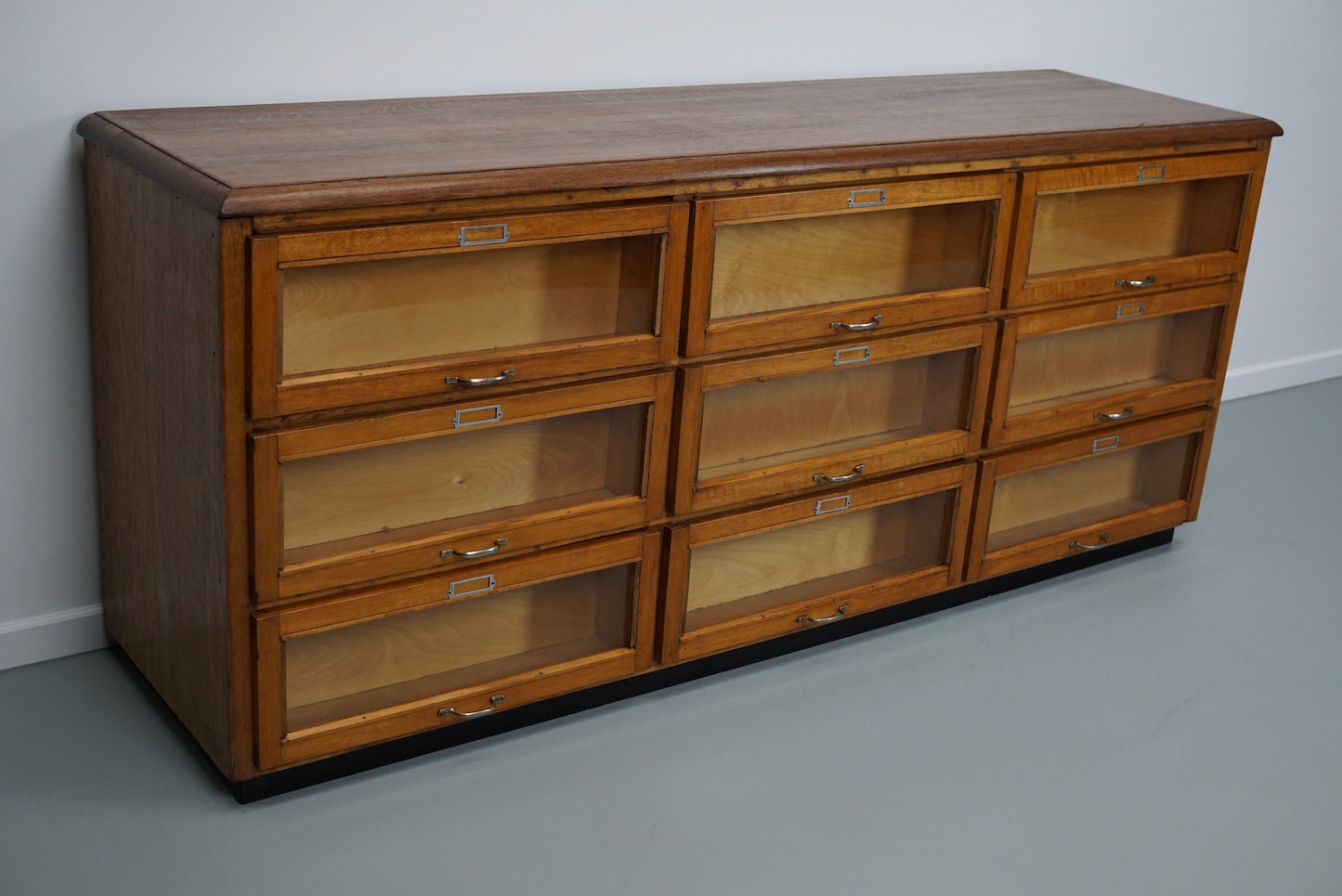Dutch Oak Haberdashery Shop Cabinet / Sideboard, 1950s