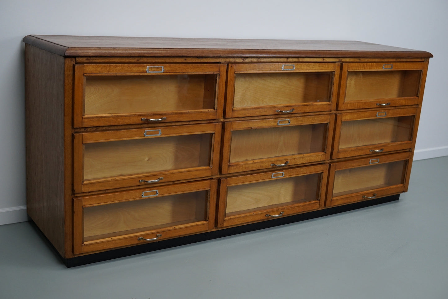 Dutch Oak Haberdashery Shop Cabinet / Sideboard, 1950s