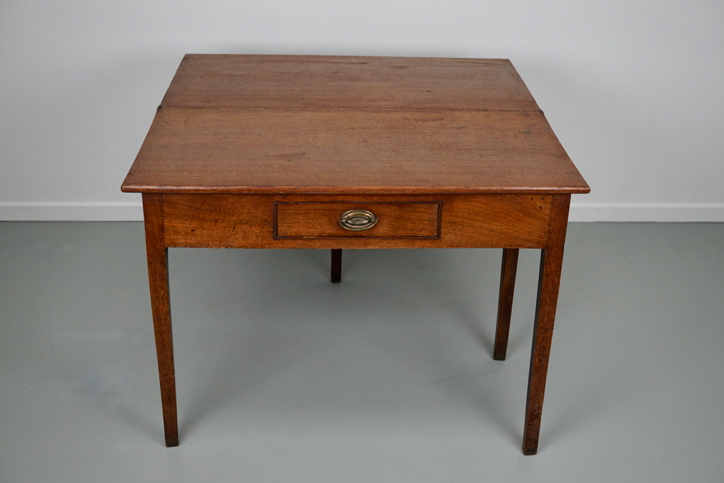 Antique Georgian Foldable Writing Side Table Desk Set with Chair