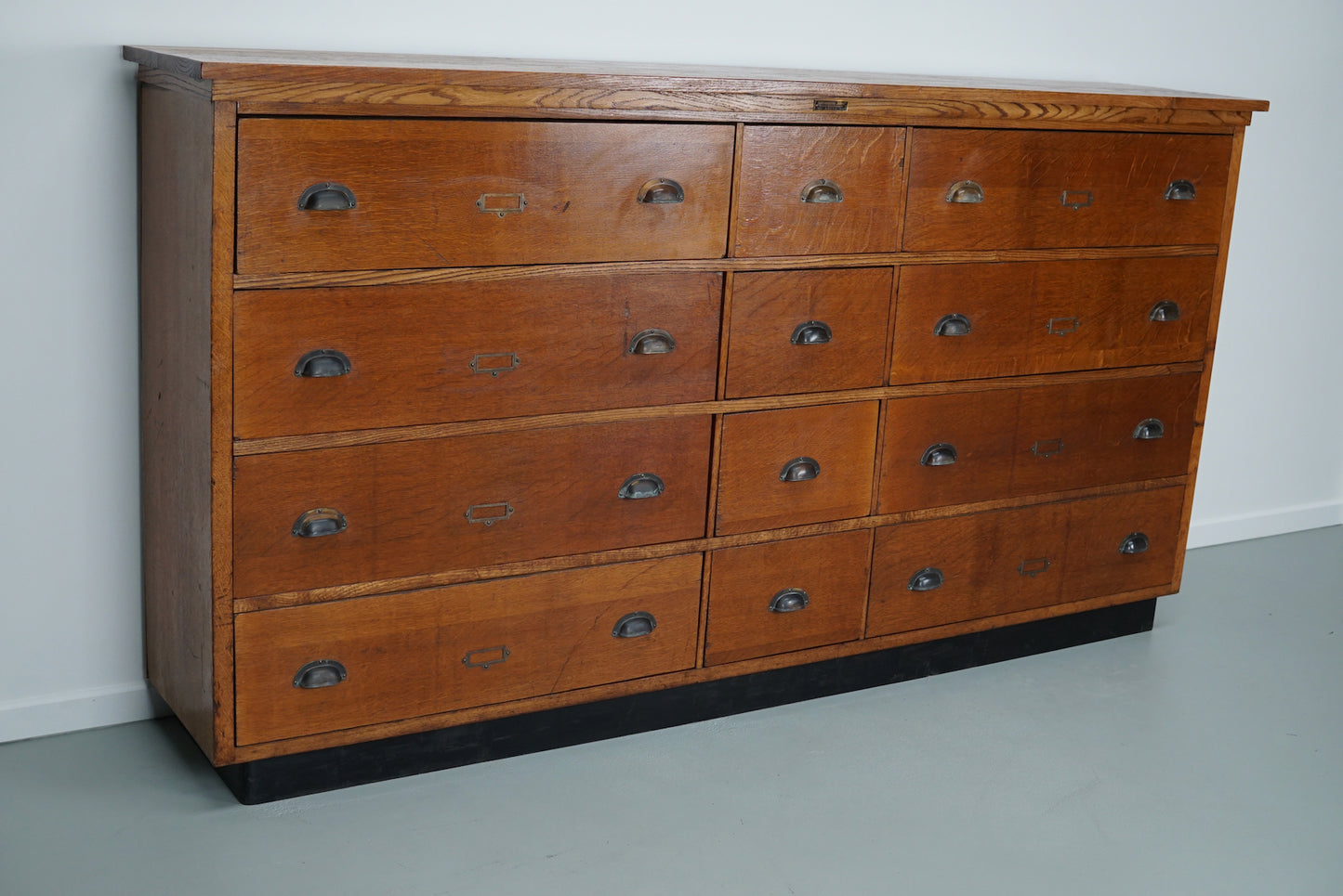 Large Dutch Oak Apothecary Cabinet / Shop Cabinet / Sideboard, 1930s