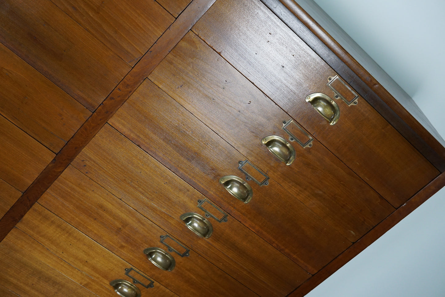 French Fruitwood Apothecary Cabinet, ca 1930s