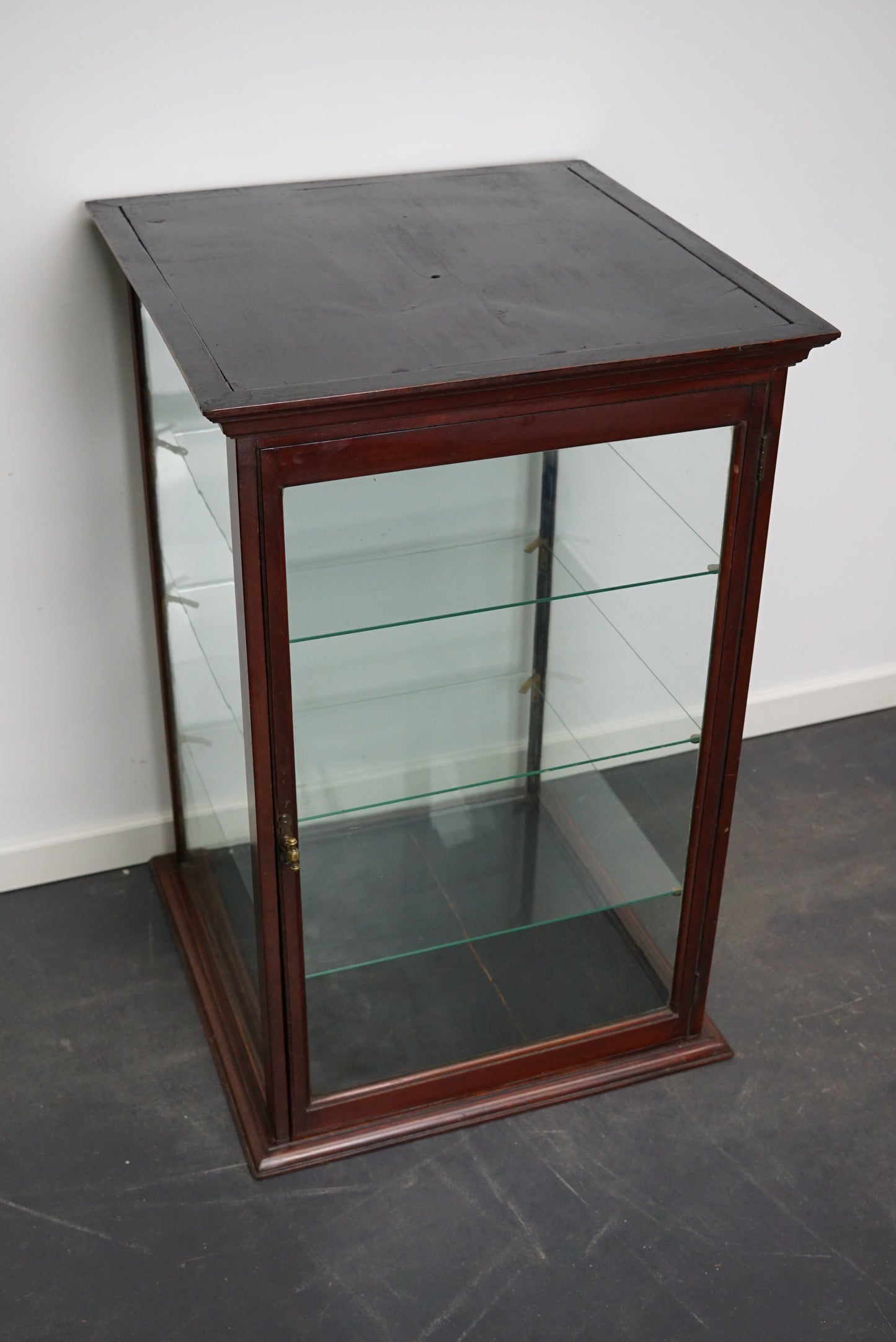 Victorian Mahogany Museum / Shop Display Cabinet or Vitrine, Late 19th Century