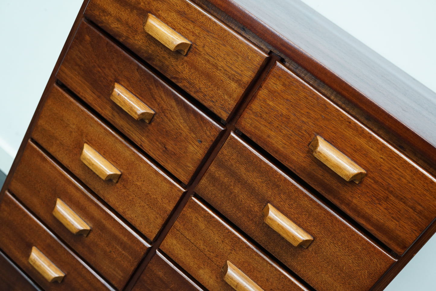Dutch Mahogany & Pine Apothecary Cabinet, 1930s