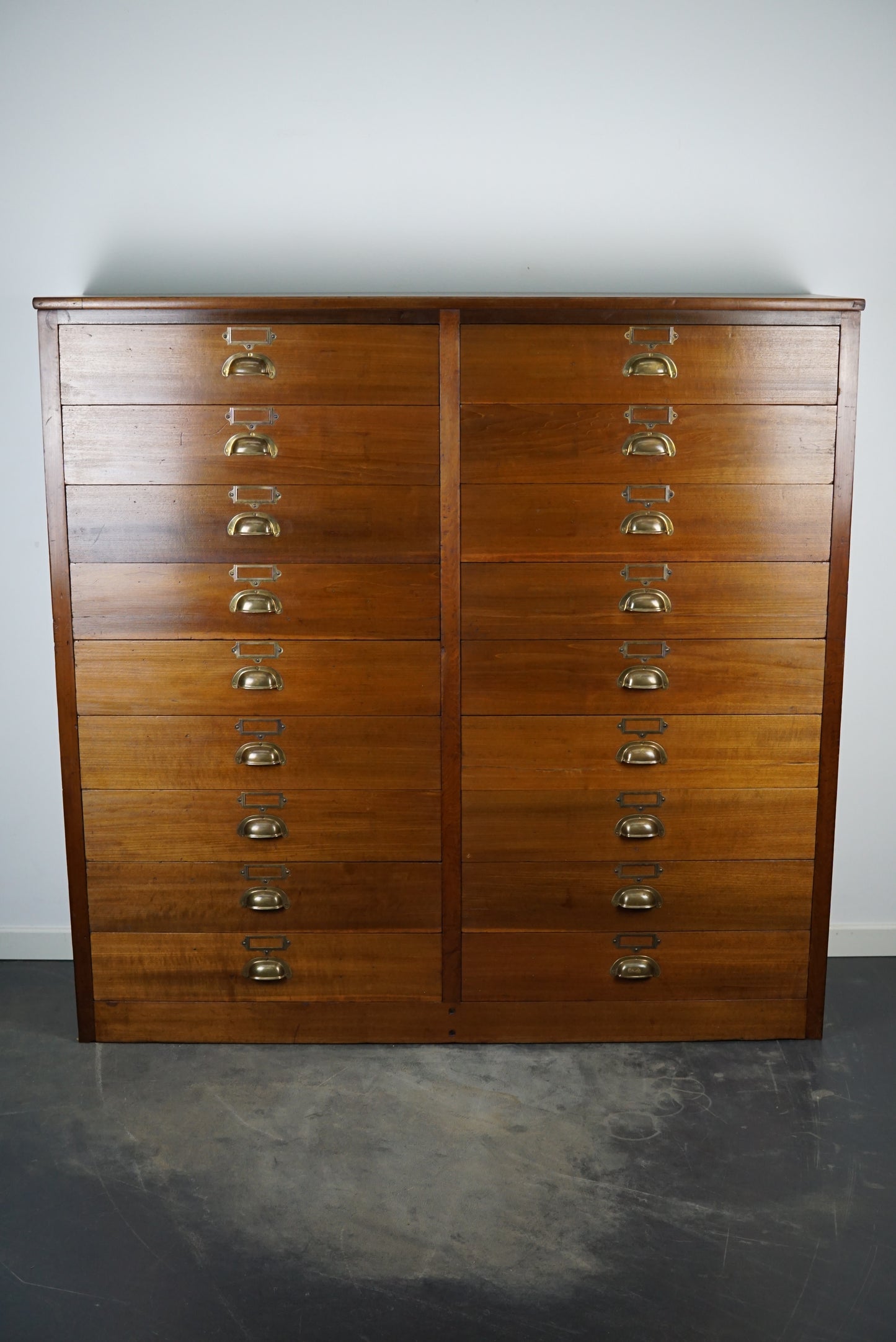 French Fruitwood Apothecary Cabinet, ca 1930s