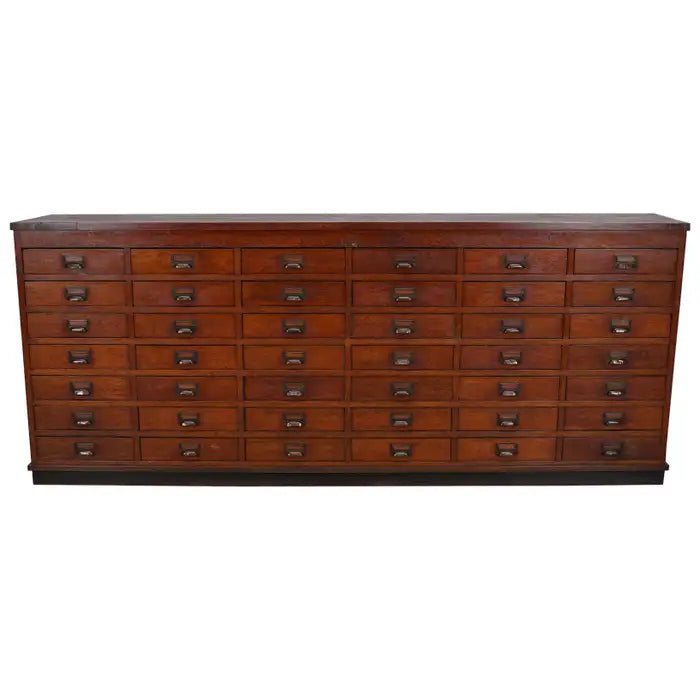 Large Dutch Oak Apothecary / Filing Cabinet or Sideboard, 1930s