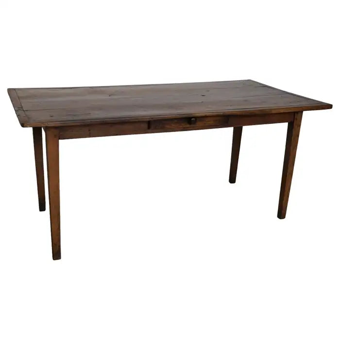 Elm 20th Century French Rustic Farmhouse Dining Table