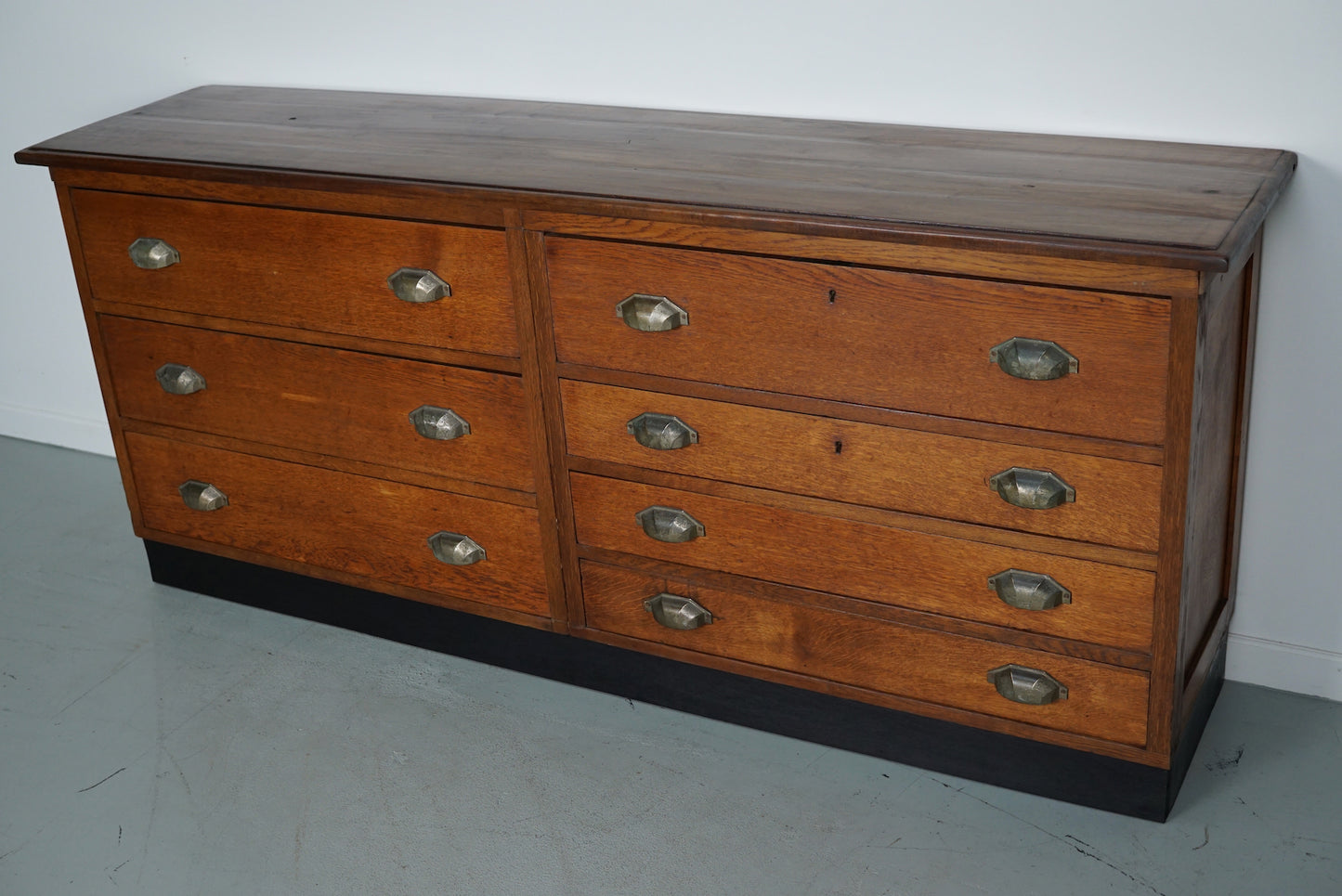 Dutch Oak Apothecary / Filing Cabinet, 1930s