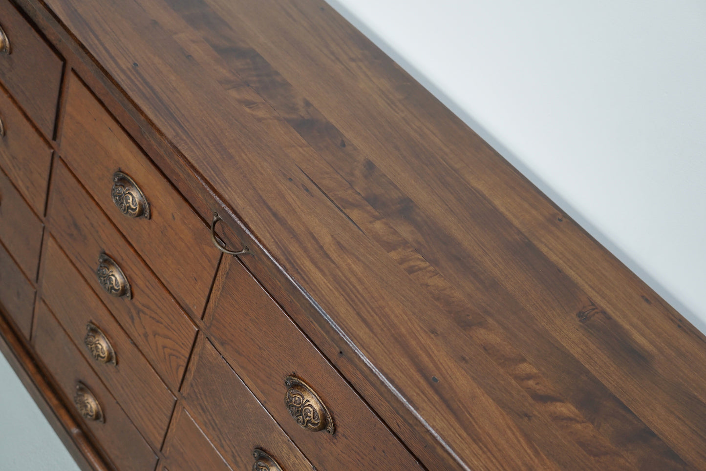 Vintage Dutch Oak Apothecary / Shop Cabinet, 1940s