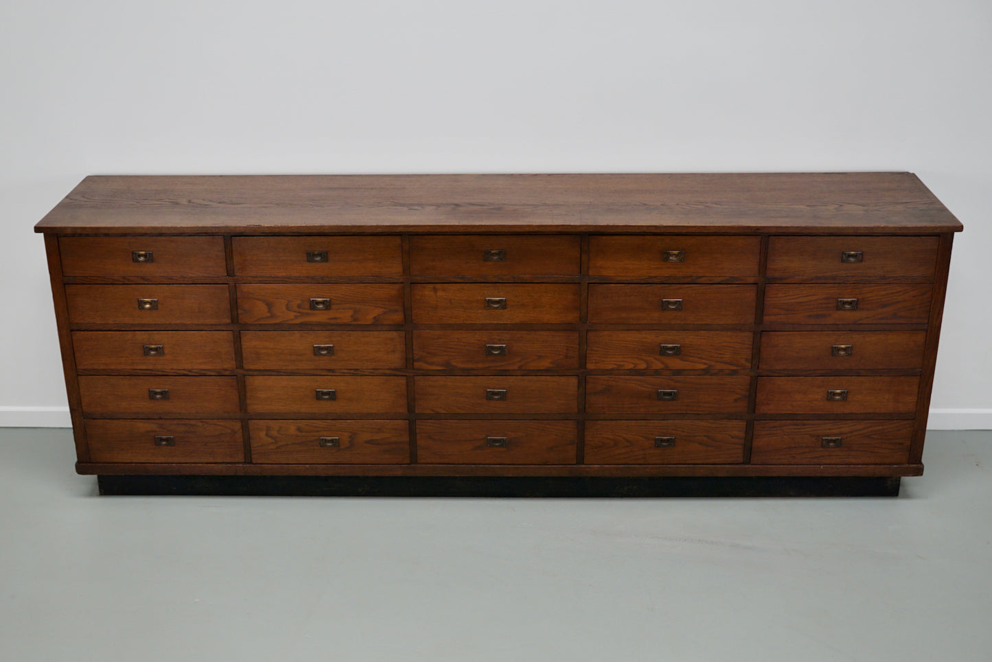 Large Art Deco Dutch Oak Apothecary / Filing Cabinet or Sideboard, 1930s