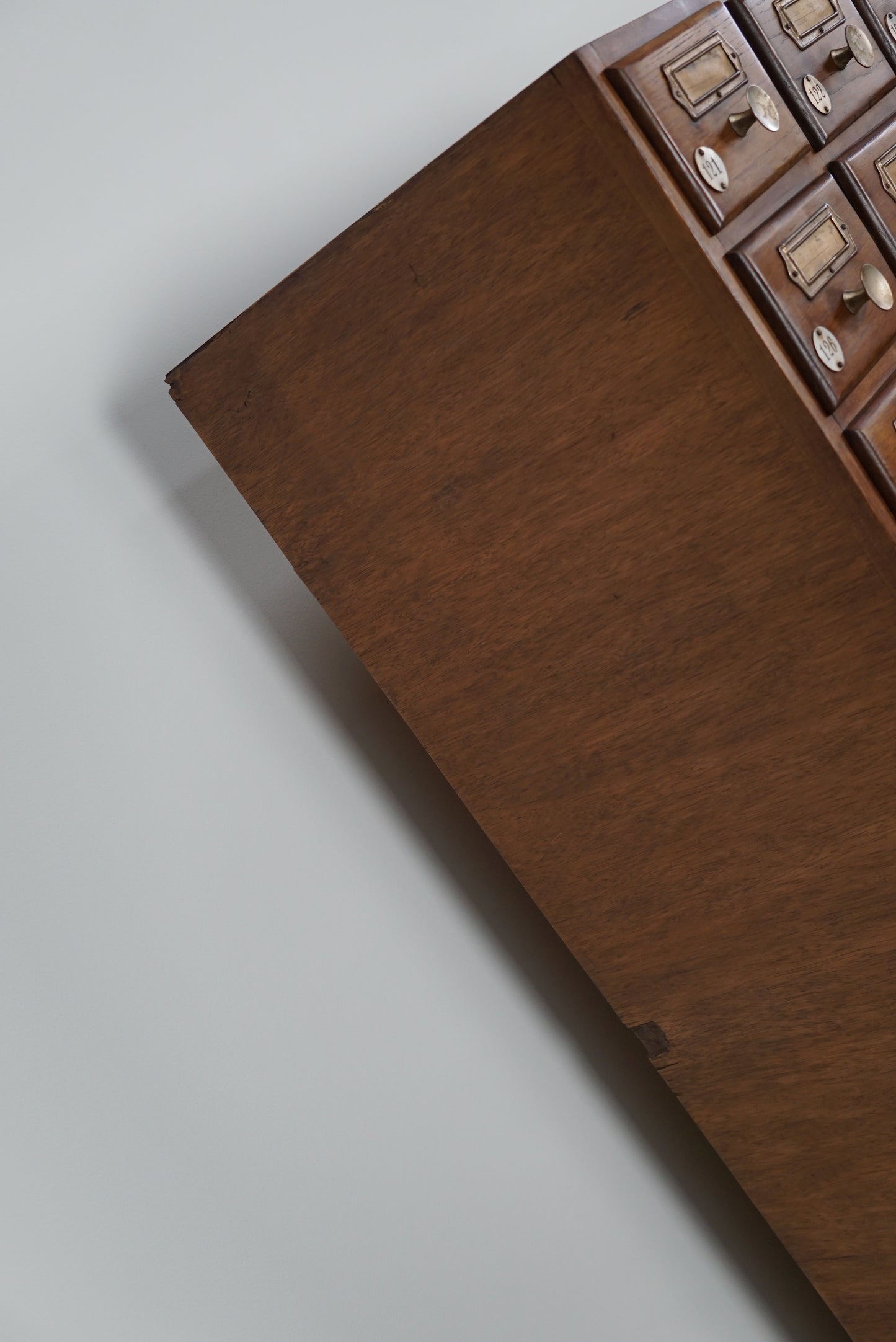 Vintage German Oak Apothecary / Savings Cabinet Cabinet, 1950s