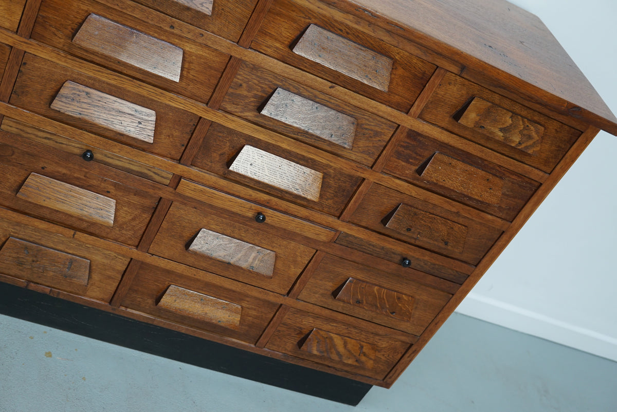 German Oak Apothecary / Shop Cabinet or Sideboard, 1930s