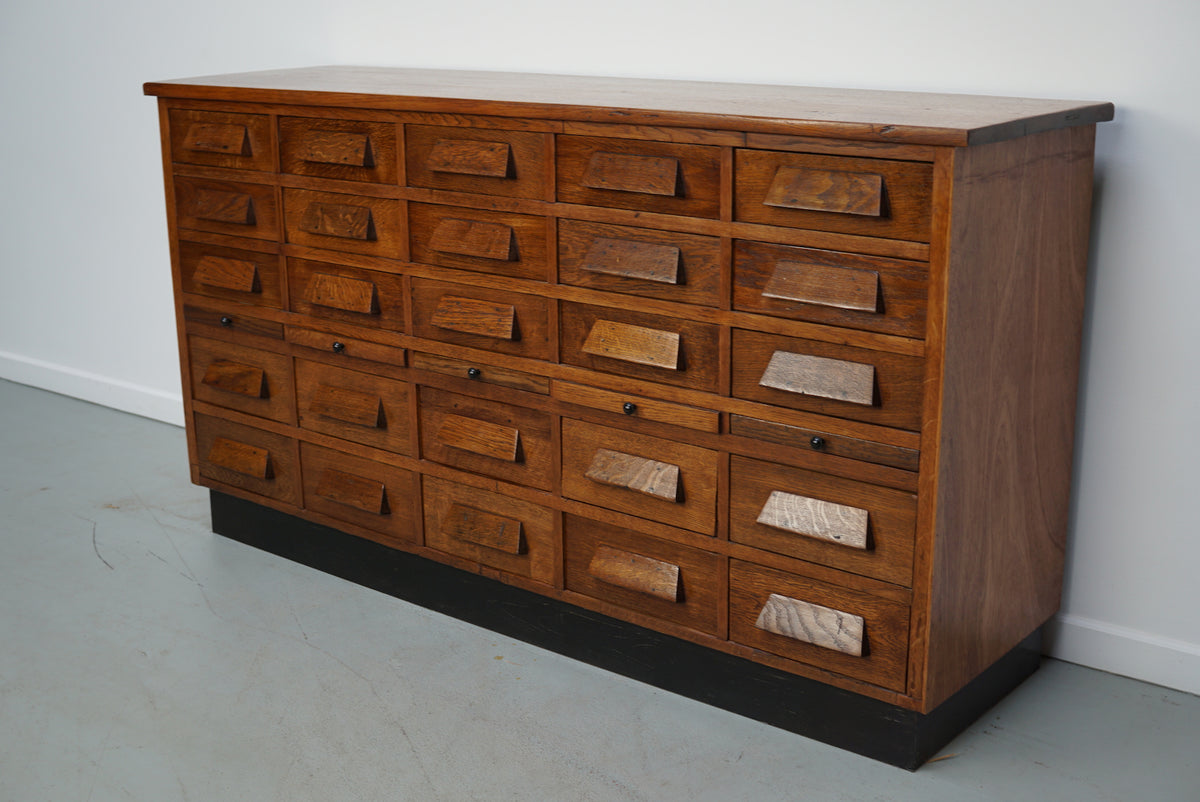 German Oak Apothecary / Shop Cabinet or Sideboard, 1930s