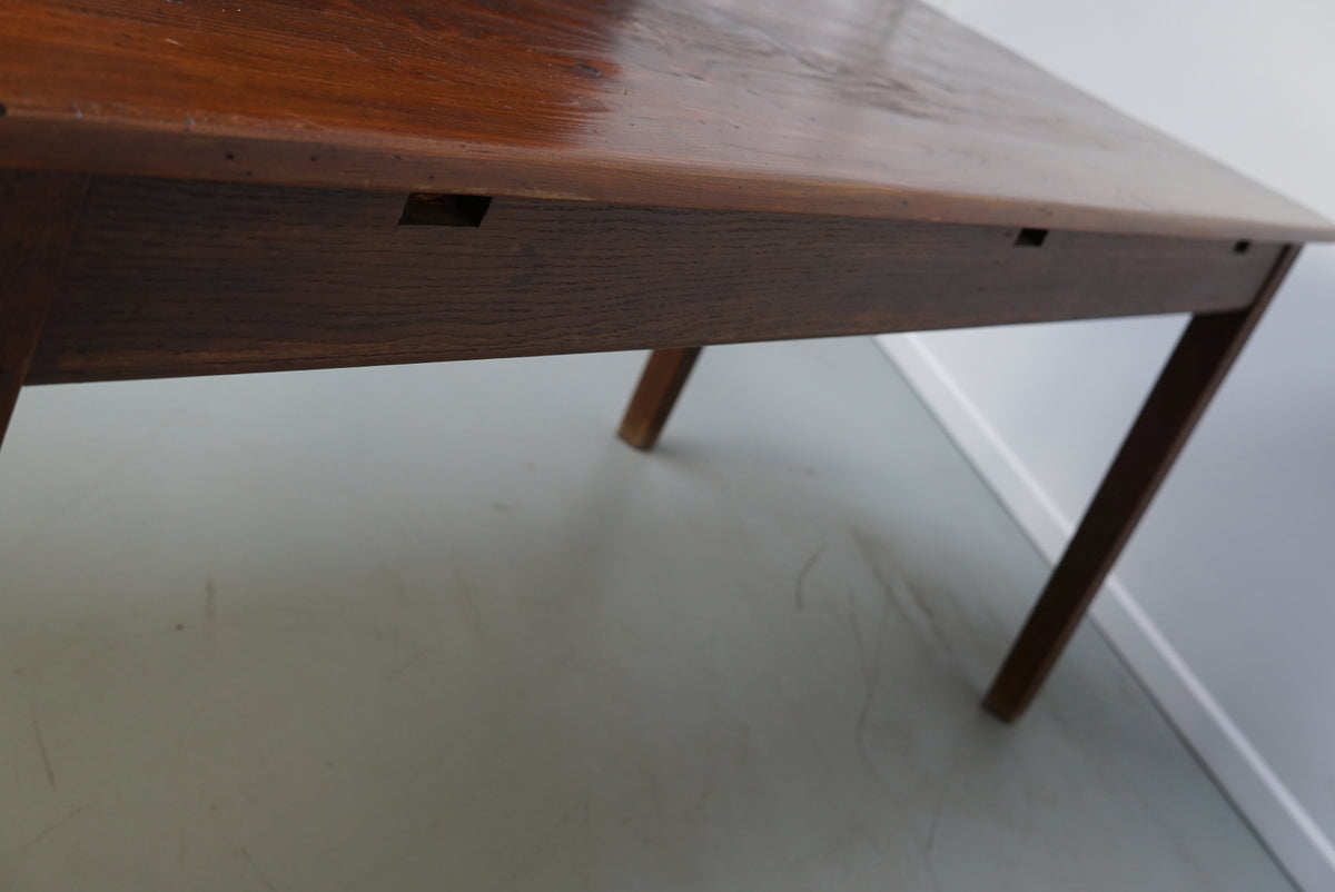 Vintage Pine Mid 20th Century French Rustic Farmhouse Dining Table