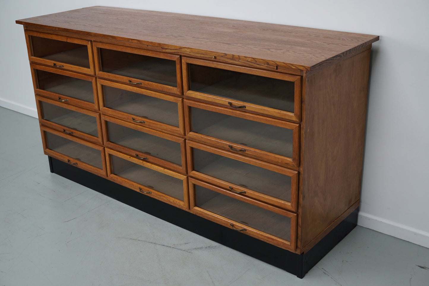 Dutch Oak Haberdashery Shop Cabinet / Sideboard, 1950s