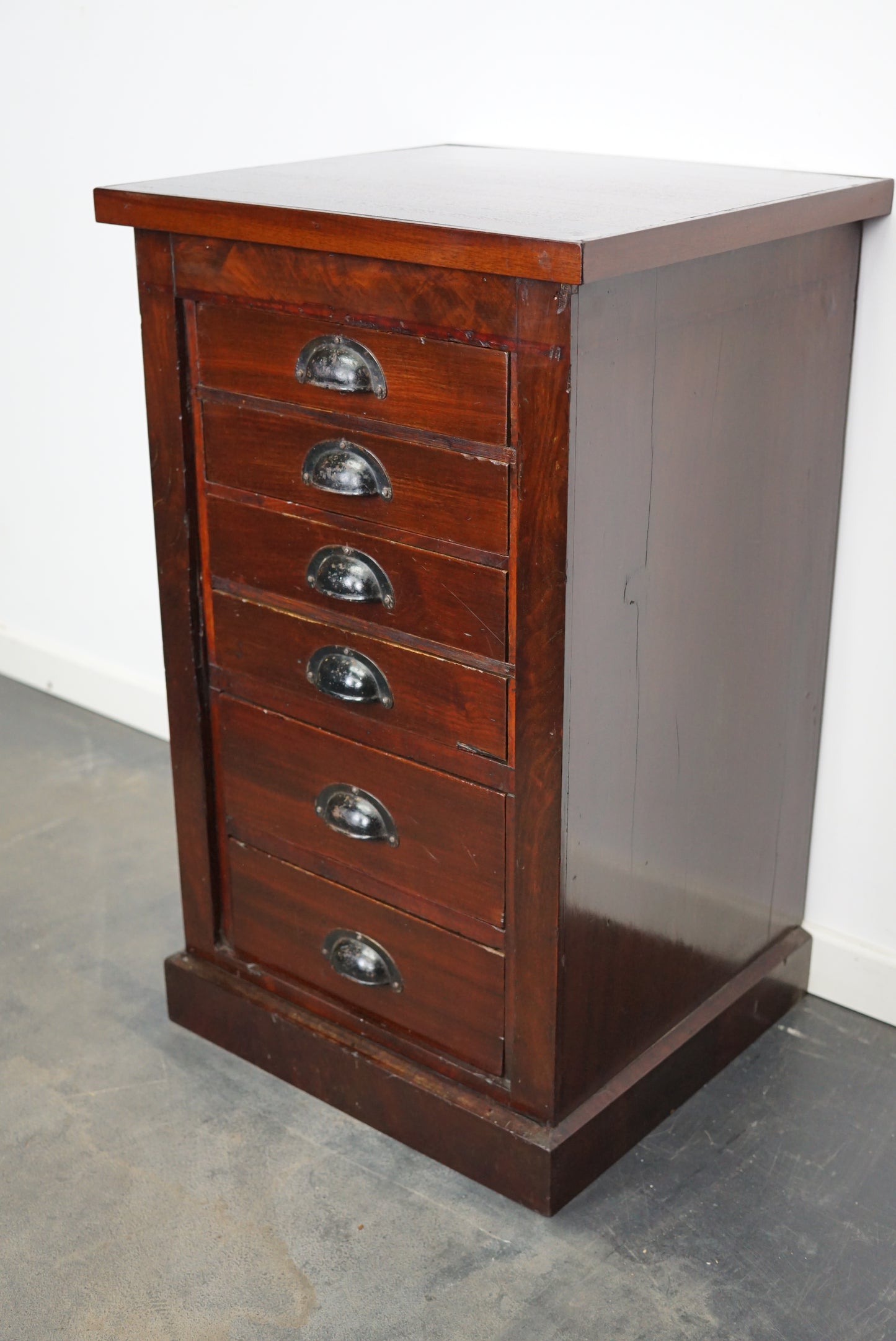 Dutch Mahogany Apothecary Cabinet, 1930s