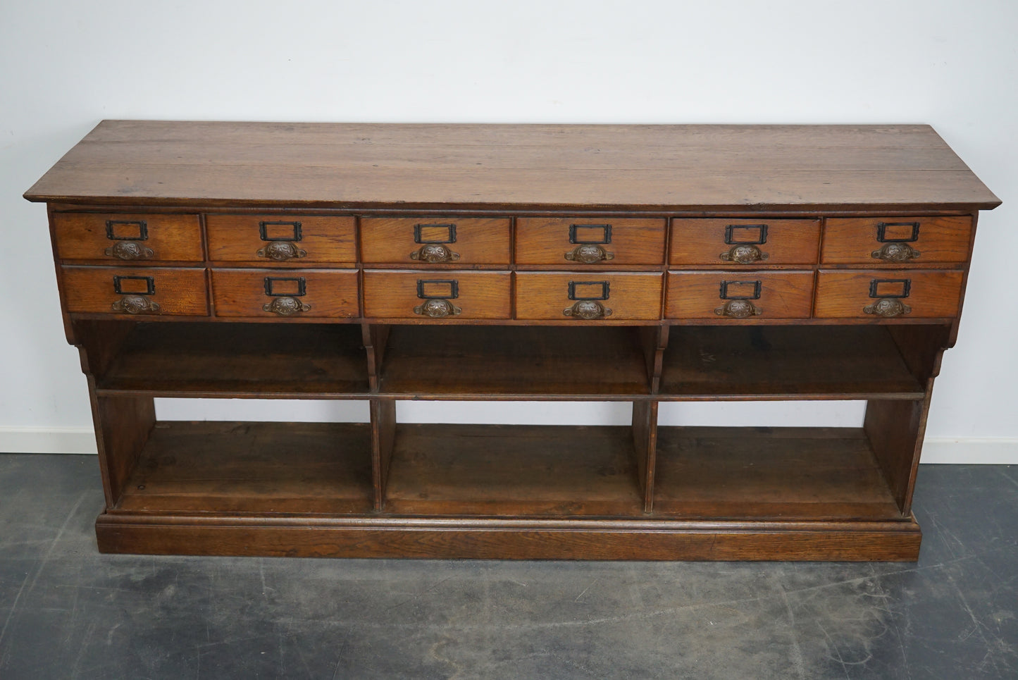 French Oak Late 19th Century General Store Shop / Display Cabinet