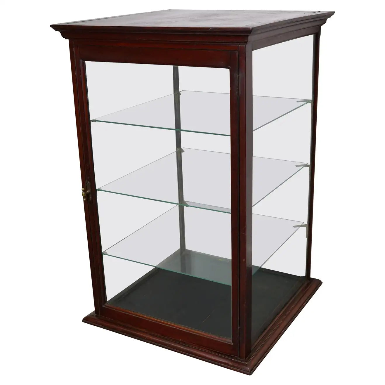 Victorian Mahogany Museum / Shop Display Cabinet or Vitrine, Late 19th Century