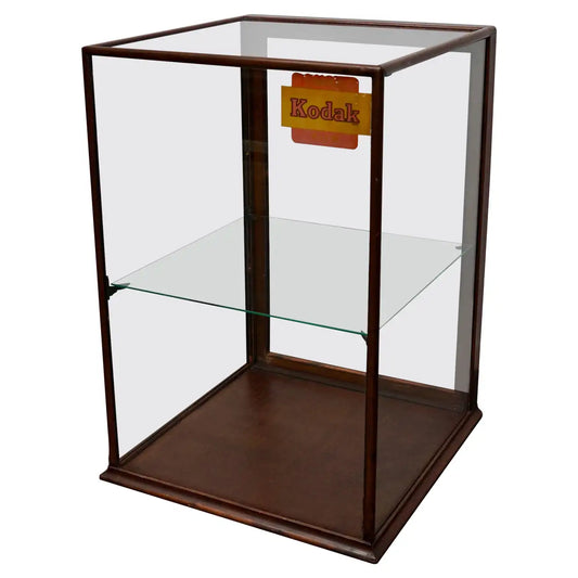 Victorian Mahogany Museum / Shop Display Cabinet or Vitrine, Late 19th Century